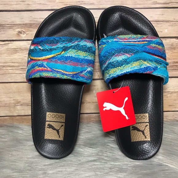 COOGI Shoes - Puma X coogi leadcat textured knit slide sandals